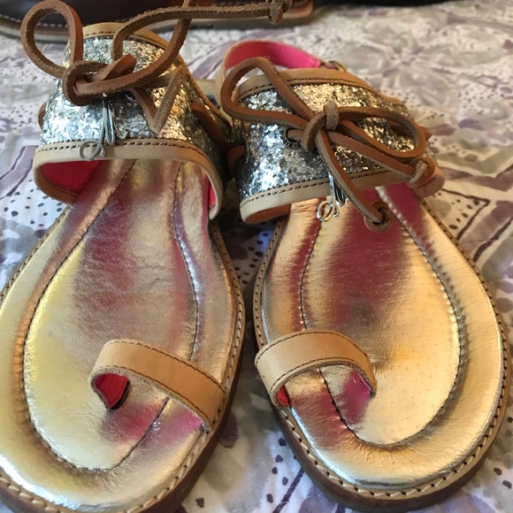 Sparkly Sperry Sandals - Picture 3 of 5